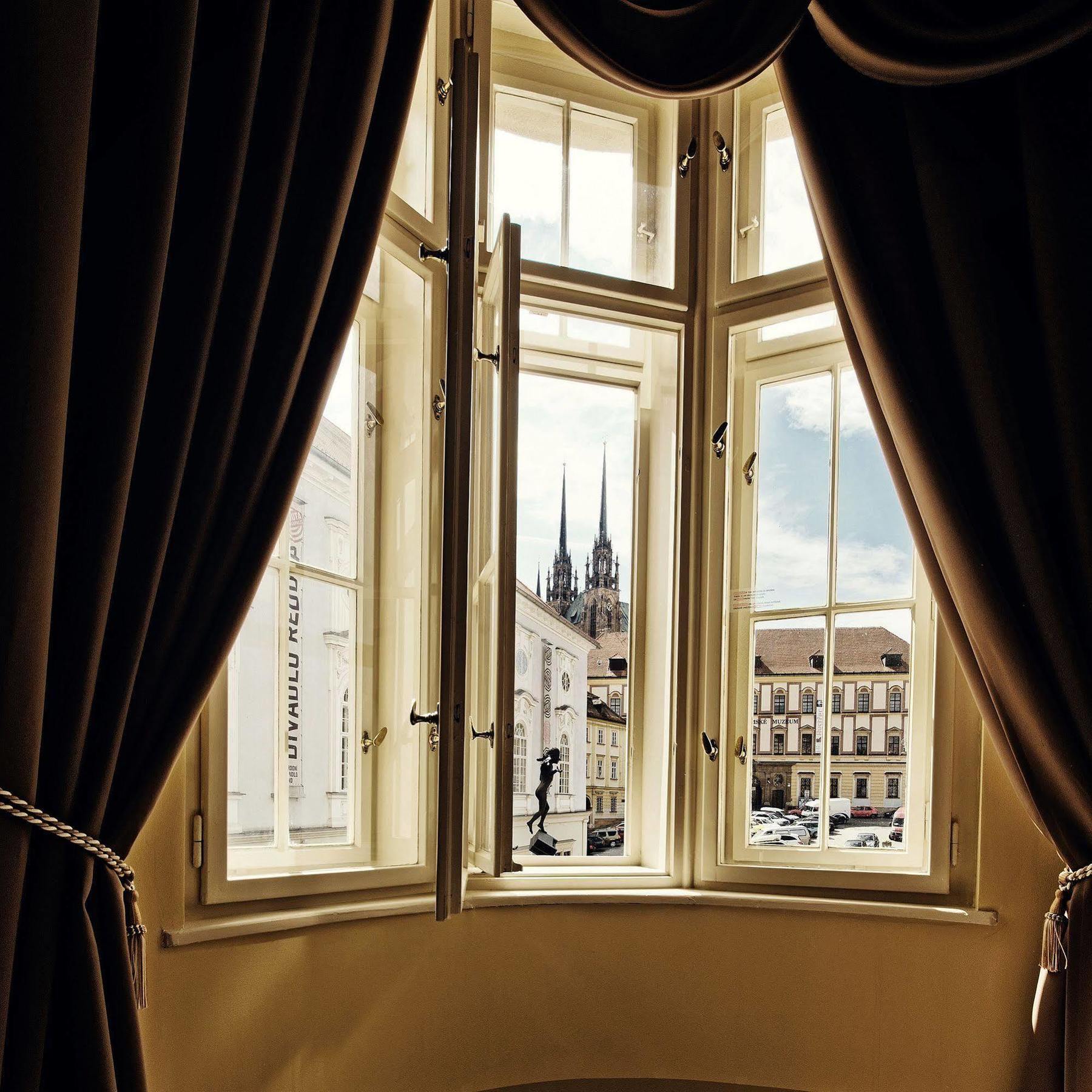 Grandezza Hotel Luxury Palace Brno Exterior photo View from the window of the room where the composer was born
