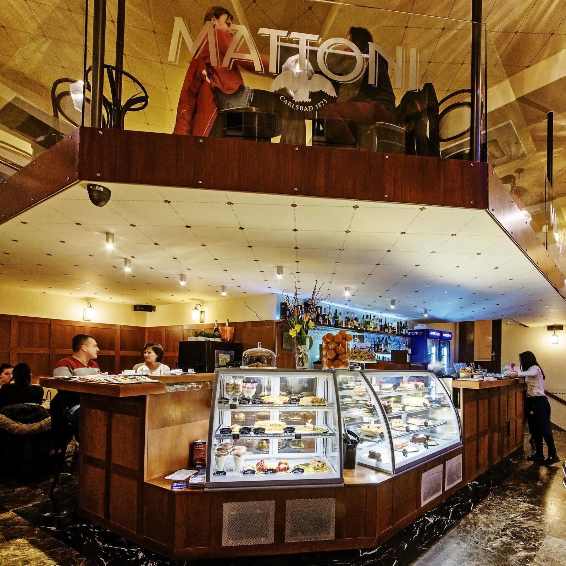 Grandezza Hotel Luxury Palace Brno Exterior photo Interior of the restaurant